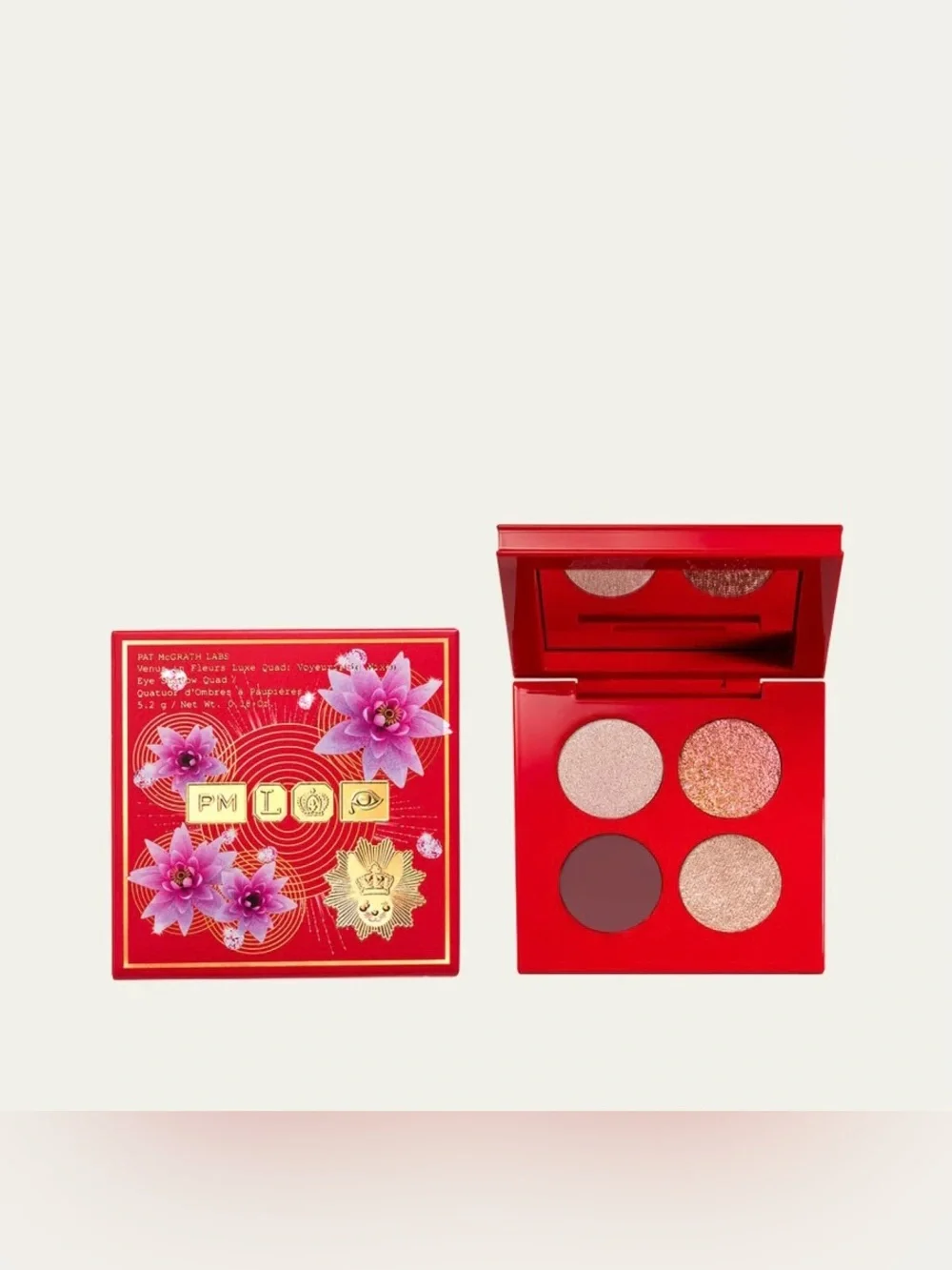 Pat McGrath Labs Venus in Fleurs Luxe Quad Voyeuristic Vixen Lunar New Year